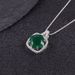 OOTD Simple Colorful Gemstone Necklace S925 Silver Inlaid Natural Smoky Crystal Topaz Pendant Agate Necklace All Match_ipsvogv.com