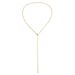 Women's Jewelry Small Fresh Color Y Shaped Daisy Chain Necklace Sweet Three Dimensional Metal Copper Clavicle Chain_ipsvogv.com