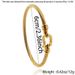 Unisex Titanium steel bracelet elastic horseshoe buckle bracelet for girls high end personality simple non fading girlfriends exquisite bracelet_ipsvogv.com