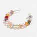 Women's Jewelry Classic C Shaped Earrings Summer Beaded Earrings Colorful Temperament Versatile Earrings_ipsvogv.com