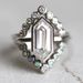 Sanjie's New Jewelry Simple And Personalized Color Zircon Diamond Crystal With Diamonds For Women's Ring Set_ipsvogv.com
