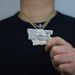 Hip Hop New WOE Letter Pendant Fashion Trend With Full Diamond Men's Necklace_ipsvogv.com