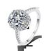 Pigeon Egg Moissanite Ring, And Pure Silver Oval Bag, Hand That Does Not Fade, Jewelry Accessories_ipsvogv.com