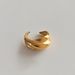 Unisex Real Gold Electroplated Titanium Steel Retro Unique Winding Gypsy Ring_ipsvogv.com