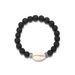 Fashion Ocean Style CCB Shell Natural Stone Handmade Beaded Elastic Men's Bracelet_ipsvogv.com