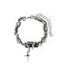 Men's Wrapped Black Diamond Bracelet Light Luxury Niche Exquisite High-end Sense Accessory Versatile Titanium Steel_ipsvogv.com