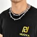 Black Panther Style Tennis Chain Hip-Hop Trendy Brand Men's Zircon Necklace_ipsvogv.com