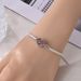 Women's Jewelry Bracelet DIY Pendant String Travel Camera Bracelet Female White Copper Plated Silver_ipsvogv.com