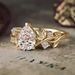 Sanjie's New Branch For Women's Fashionable Water Droplet Zircon Jewelry Flower Ring_ipsvogv.com