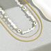 2024 style new three piece set for female niche, inlaid with pearl and heart design, long collarbone chain necklace_ipsvogv.com