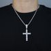 Men's Jewelry Cross Hip Hop New Cross Zircon Pendant Fashion Trend Diamond Studded Full Diamond Necklace_ipsvogv.com