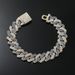 Hot selling Full Diamond Alloy Bracelet, Trendy Hip Hop Cool Men's Bracelet Jewelry_ipsvogv.com
