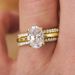 Cao Shi's Four Claw Inlaid Ring, Three Sets Of Light Luxury Design Jewelry, Elliptical Zircon Ring For Women_ipsvogv.com