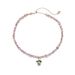 Freshwater Pearl Necklace, Rose Design, Best Friend Gift Accessories, Short Collarbone Chain, Internet Famous Flower_ipsvogv.com