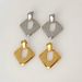 Real Gold Electroplated Titanium Steel Polished Diamond Retro Minimalist OOTD Earrings_ipsvogv.com