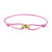Designer Hand Woven Couple Stainless Steel DIY Bracelet With Color And Three Ring Adjustable Bracelet, Women's_ipsvogv.com