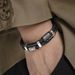 Alloy Magnetic Buckle Leather Cord Handmade Woven New Fashion Bracelet For Men And Women_ipsvogv.com