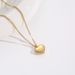 Love Love Necklace 2023 New Women's Summer collarbone Chain Simple and Elegant Light Luxury Neckchain Peach Heart_ipsvogv.com