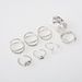 Personalized And Exaggerated Geometric Arrow Hollowed Out Ring Set, Instagram Jewelry With A Cool Style_ipsvogv.com