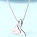 Simple Pendant Titanium Steel Temperament Versatile Female Japanese And Trendy Fishtail Necklace Clavicle Necklace_ipsvogv.com