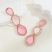 Wind new style for women, long style, simple, irregular, crystal inlaid, niche design, earrings, earrings_ipsvogv.com