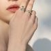 The Wizard Of Oz Sweet Fairy Green Love Exquisite And Compact Butterfly Open Finger Ring Personalized Fashion Jewelry_ipsvogv.com