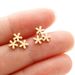 Spring new stainless steel small daisy flower earrings for girls simple and fresh flower stamen ear bone studs spot_ipsvogv.com