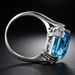Cao Shi Accessories New Creative Large Rectangular Zircon Women's Wedding Ring Jewelry_ipsvogv.com