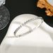 Fashionable Titanium Steel Honeycomb Full Diamond Non Fading Bracelet, Simple Women's Slim Version, Versatile Anti_ipsvogv.com