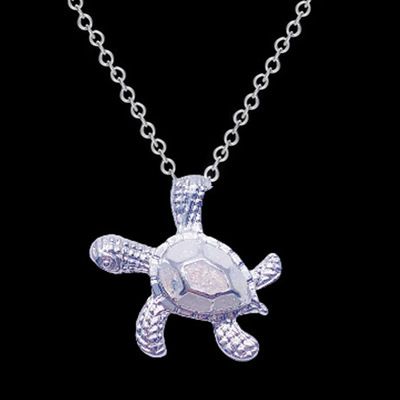 New Turtle Pendant Necklace Cute Exquisite Blue Pendant_ipsvogv.com