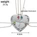 Hot Selling Best Friend Forever&Ever Heartbreak Splicing 4 Set Necklace Accessories_ipsvogv.com