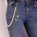 Simple Versatile Stainless Steel Butterfly Waist Accessory With Cool Style Handmade Pearl Bag Decoration And Pants Chain_ipsvogv.com