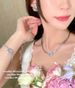 Women's accessories Temperament Jewelry set Diamond double necklace set_ipsvogv.com