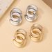 Irregular Geometric Exaggerated Fashion Versatile Metal Splicing Elegant Temperament Earrings For Women_ipsvogv.com
