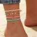 jewelry cute Joker star moon pendant temperament color beads anklet_ipsvogv.com