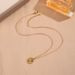 Niche Art Design Titanium Steel Necklace With Cold And Indifferent Style Instagram Face Square Round Plate Pendant_ipsvogv.com