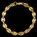 Hip Hop Men's Stainless Steel Pig Nose Simple Metal Ins Coffee Bean Bracelet Jewelry_ipsvogv.com