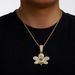 New Full Diamond Little Bee Alloy Pendant Hip Hop Cuban Chain Fashion Men's Necklace_ipsvogv.com