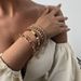 Exaggerated Alloy Chain Hip-Hop Ins Niche Bracelet For Women Fashion Simple Set Bangle_ipsvogv.com