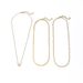 New Gold Fashionable And Personalized Water Dot Diamond 3-piece Set Necklace Accessories_ipsvogv.com