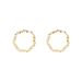 Women's earrings silver needle metal circle earrings twisted hollow earrings female exaggerated earrings earrings jewelry_ipsvogv.com