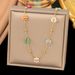 Cute Versatile Flower Bracelet Made Of Gold Stainless Steel With Simple Design, Fashionable And High-d Jewelry For_ipsvogv.com