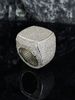 Men’s Jewelry Set Fashion Hip Hop Full Diamond Big Square Ring Copper Inlaid Zircon Real Gold Electroplating Fashion Personality Trendy Ring_ipsvogv.com