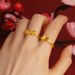 Vietnamese Sand Gold Ring, Ring For Women, Long-lasting Color Retention, Niche, High-end, Light Luxury, Instagram Style,_ipsvogv.com