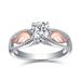Zircon Jewelry Angel Wings Gold Ring Women's Creative Handicraft_ipsvogv.com
