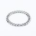 Personalized Titanium Jewelry Bracelet Stainless Steel Single Clasp Six-Sided Polished Men's Cuban Style Cold Talk_ipsvogv.com