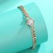 S925 Silver Moissanite Classic Single Diamond Bubble 50 Points 1 Carat Simple Fashion Diamond Bracelet Rose Gold Plated_ipsvogv.com