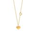 2021 New Simple Peach Heart Pendant Necklace For Women With Cold Wind Summer Instagram Hip Hop Collar Chain Titanium_ipsvogv.com
