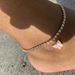 Personality Single-layer Butterfly Rhinestone Anklet Anklet Women's Simple Fresh Pink Butterfly Pendant Anklet_ipsvogv.com