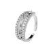 Japanese Korean Fashion Zircon Metal Geometric Open Ring Personalized High Grade Index Finger Ring, Small And Cold Style_ipsvogv.com